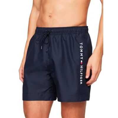 Immagine di Tommy Hilfiger Original Drawstring Shorts da mare, Uomo, Taglia: Small, Desert sky