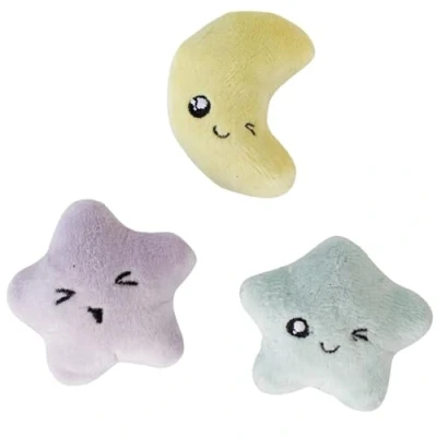 Immagine di Petstages Toss &#039;N Twinkle Gioco per gatti con erba gatta 3 pezzi
