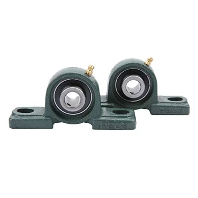 Immagine di 2 pezzi UCP202 Cuscino porta cuscinetti in ghisa solida con base a sfera, supporto autoallineante OD 40mm ID 15mm