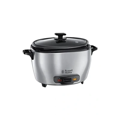 Immagine di Russell Hobbs Cuociriso Grande 2,5 l incluso inserto per cottura a vapore Pentola con rivestimento antiaderente; Cucchiaio riso; Misurino, lenta verdure e pesce, 23570 56