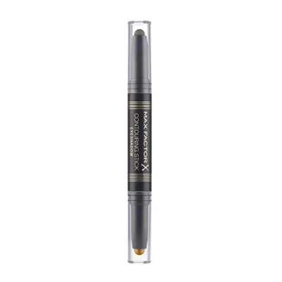 Immagine di Max Factor, Ombretto Contouring Stick Shadow, Duo Ombretti in Crema a Matita, 005 Bronze Moon &amp; Forest Green, 1 gr