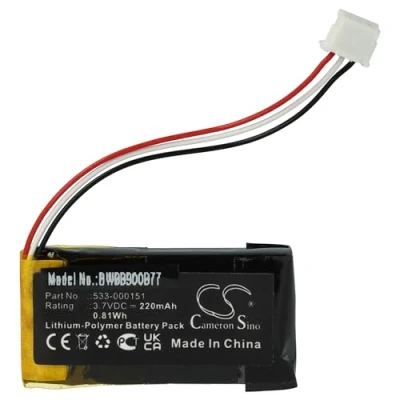 Immagine di vhbw 1x batteria sostituisce Logitech 533 000151, AHB521630PJT 04 per mouse senza cavo, wireless (220mAh, 3,7V, Li Poly)