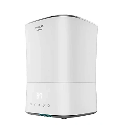 Immagine di Cecotec Umidificatore BreezeCare 3500 Warm Serbatoio 5,5 litri, Umidificazione 400 ml/h, Filtro ceramico, Copertura fino a 35 m2, Autonomia 22h, 3 velocità, Timer