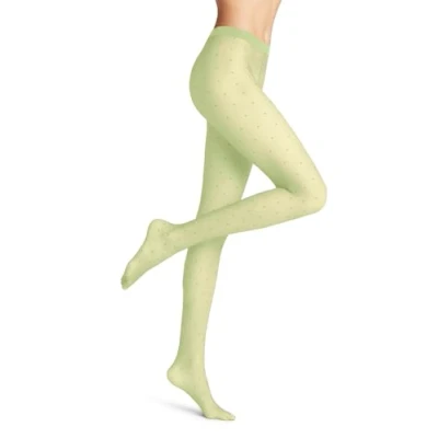 Immagine di Falke DOT 15 Denier Transparent MATT Collant, Donna, Taglia: 42 44, Lemon
