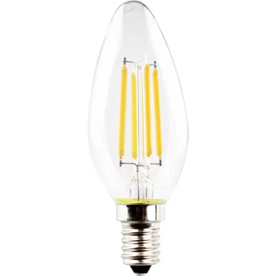 Immagine di Müller Licht 400396 LED (monocolore) ERP F (A G) E14 Forma di candela 4.9 W = 40 Bianco caldo 1 pz.