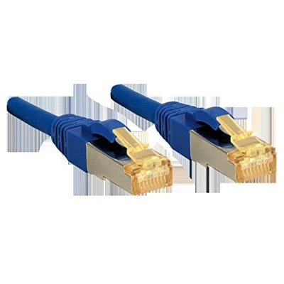 Immagine di LINDY 47276 RJ45 cavo di rete, patch CAT 6 S/FTP 0.50 m Blu 1 pz.