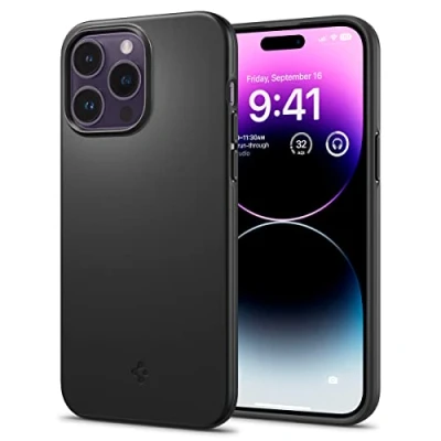 Immagine di Spigen Cover Thin Fit Compatibile con iPhone 14 Pro Max Nero