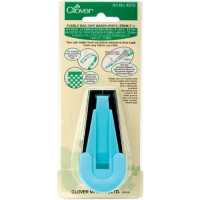 Immagine di clover Nastro in sbieco Fusibile 25 mm, Multicolore