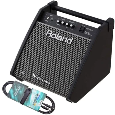 Immagine di Roland PM 100 E Drum Monitor Box + Keepdrum GC075 Mini jack stereo 3 m