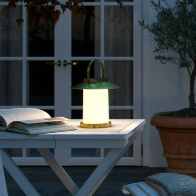 Immagine di Nordlux Lampada solare Temple To Go, zinco, altezza 22 cm