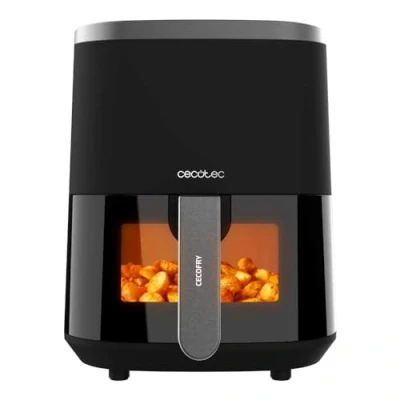 Immagine di Cecotec Friggitrice ad Aria Cecofry Fantastik Window 4000. Air Fryer Fryer. 1400 W, Capacità 4 L, 9 Menu, Controllo Tattile, Tecnologia Perfectcoo, Tempo Regolabile 80 200ºc, 0 60 Minuti