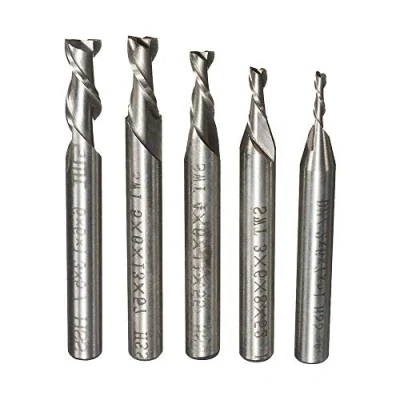 Immagine di ChaRLes 5 X 2 Flauto 2/3/4/5/6Mm 6 Mm, Fresa A Gambo Hss Mulino CNC Incisione Bit