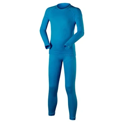 Immagine di FALKE Maximum Warm K UW filo funzionale asciugatura rapida 1 pezzo, Intimo Unisex Bambini, Blu (Osiris 6407), 134 140