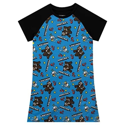 Immagine di MINECRAFT Camicia da Notte per Ragazze Multicolor 11 12 Anni