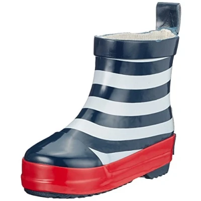 Immagine di Playshoes Stivali In Gomma A Semialbero, Semialbero Unisex Bambini e ragazzi, Maritim, 18 EU