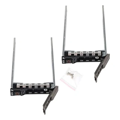 Immagine di Heretom 2 Pack 2.5&quot; Vassoio Tray Caddy Staffa SAS / SATA Hot swap per Dell PowerEdge Server R320 R420 T420 R430 R530 T620 R620 R630 R720 R720xd R730 R820 R920 e altro