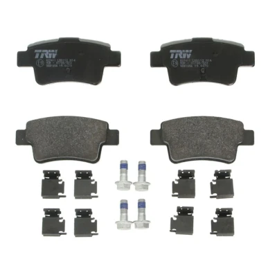 Immagine di TRW GDB1656 Kit pastiglie freno Non predisposto per contatto segnalazione usura con bulloni pinza accessori FIAT: Grande Punto Hatchback