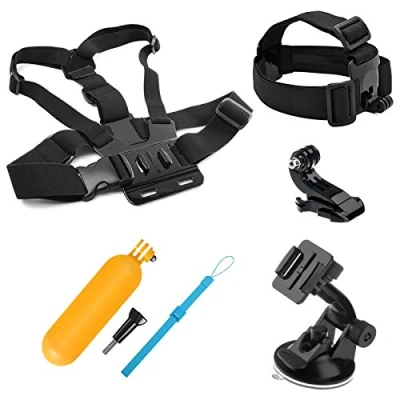 Immagine di SHOOT 7 in 1 Accessori Kit di per GoPro 13/12/11/10/9/Hero 8 Hero Nero Argento Bianca/6/5/4/3+/3/HERO(2018)/Fusion DBPOWER Apeman Campark WiMiUS YI CAMKONG e altre Fotocamere Sport Cam