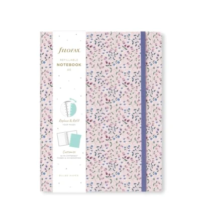 Immagine di Filofax Meadow Taccuino ricaricabile, formato A5, colore: Rosa