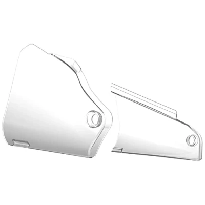 Immagine di POLISPORT 8483600001 Set di protezioni grafica pannelli fatto in plastica resistente all&#039;usura e all&#039;abrasione compatibile con le moto HUSQVARNA a colori Trasparente