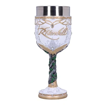 Immagine di Nemesis Now Calice Rivendell con licenza ufficiale, Lord of The Ring, bianco, 19,5 cm