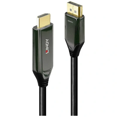 Immagine di LINDY Displayport / HDMI Cavo adattatore Spina DisplayPort, A 2.00 m Nero 40931