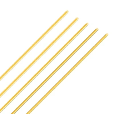 Immagine di iMeistek Asta in ottone 2,5 mm di diametro, 250 lunghezza, rotonda metallo dritto, per modelli RC fai da te (5 pezzi)