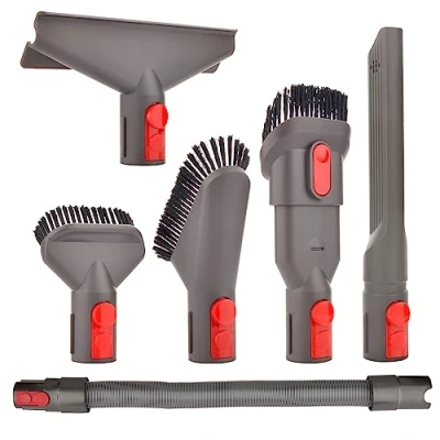 Immagine di Ricambi e Accessori Spazzola Kit con Tubo Flessibile per Dyson V7 V8 V10 SV10 SV11 Aspirapolvere, Quick Release Tool Auto Casa Pulizia
