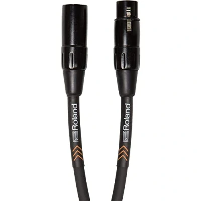 Immagine di Cavo Bilanciato per Microfono Roland Black Series, 3 M/10 Ft. Rmc B10, Nero
