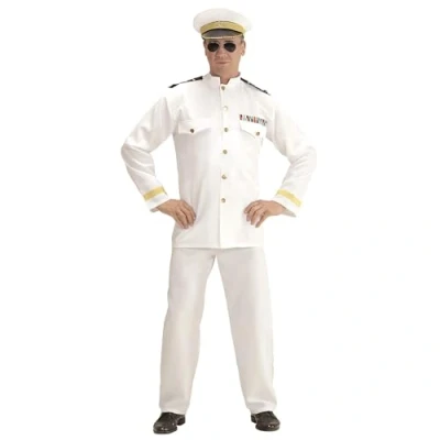 Immagine di W WIDMANN MILANO Party Fashion costume capitano di marina, giacca, pantaloni, cappello, marinaio, carnevale, festa a tema