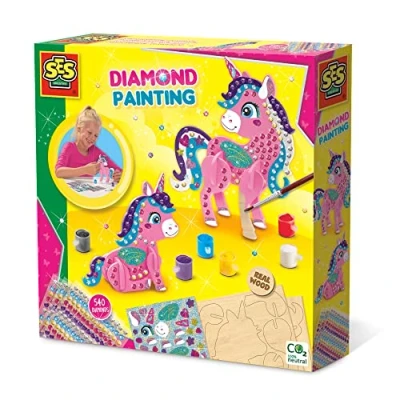 Immagine di SES Creative Mosaico di Diamanti Unicorno 3D, 14134
