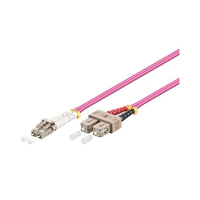 Immagine di Good Connections Cavo patch in fibra ottica duplex OM4 (multimodale, 50/125) LC/SC, 30m (30 m), di rete