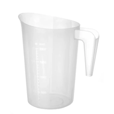 Immagine di HENDI Caraffa graduata, impilabile, misurino con scala, 2L, ø160x(H)205mm, polipropilene