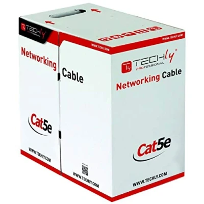 Immagine di Techly ITP6 UTP IC cavo di rete 305 m Cat5e U/UTP (UTP) Grigio