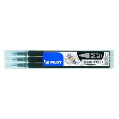 Immagine di Pilot 006656 Frixion Ball Refill per Penna a Sfera, 0.7 mm, Confezione da 3, Nero