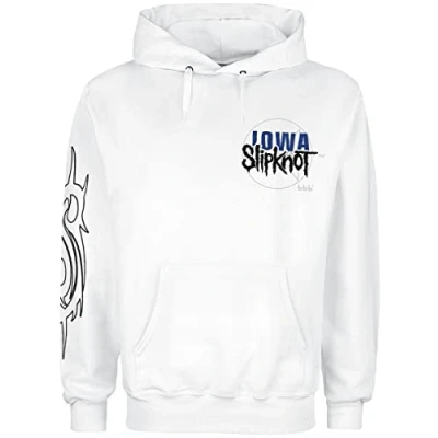 Immagine di Slipknot Iowa Goat Cover Uomo Felpa con Cappuccio Bianco S 80% Cotone, 20% Poliestere Regular