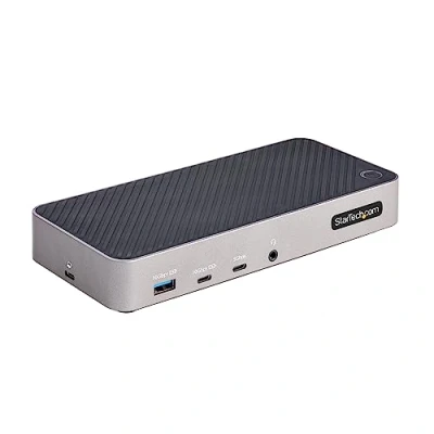 Immagine di STARTECH DOCKING STATION USB C DOCK TRIPLO HDMI/DP 4K