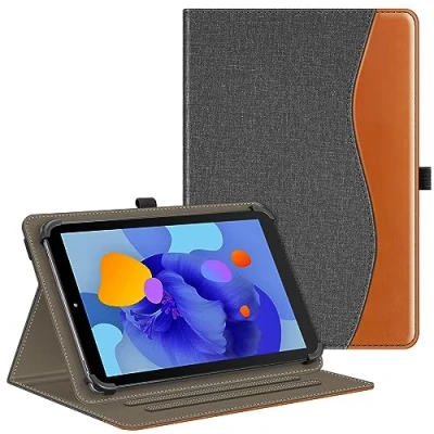 Immagine di FINTIE Custodia Universale per Tablet 10 Pollici, [Multi angli] Protettiva Stand Case TECLAST, Blackview, SEBBE, HiGrace, DOOGEE ecc, Cover 9&quot; 10.9&quot;, Grigio
