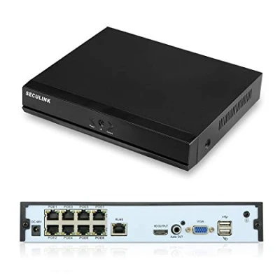 Immagine di Seculink 8 CH 4K POE NVR (1080p / 3MP 4MP 5MP 8MP) 48V Videoregistratore di rete compatibile Cloud P2P Controllo remoto Rilevamento del movimento