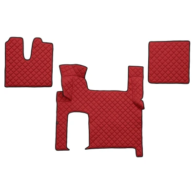 Immagine di F CORE FL06 RED Set tappetino Finta pelle anteriore 3 Rosso MAN: TGX