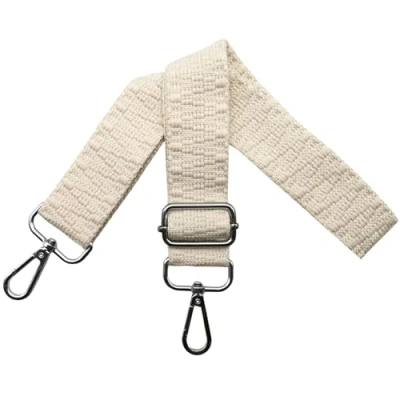 Immagine di Tracolle per Borsa Donna, Cinghia Tracolla Ricambio Larga 3.8cm con Argento Moschettoni, Cinghie Regolabile Borsette, Crossbody, Beige, S17