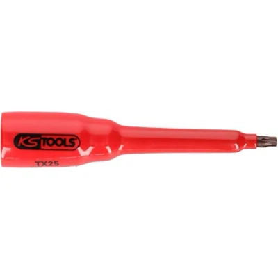 Immagine di KS Tools, Chiave a Bussola + esagonale, da 3/8&quot; con isolamento protettivo per viti Torx, T25, lunga