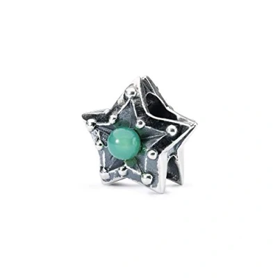 Immagine di Trollbeads TAGBE 00216 Ciondolo da donna con stella dell&#039;amore, in Argento 925, Calcedonio turchese, sterling,