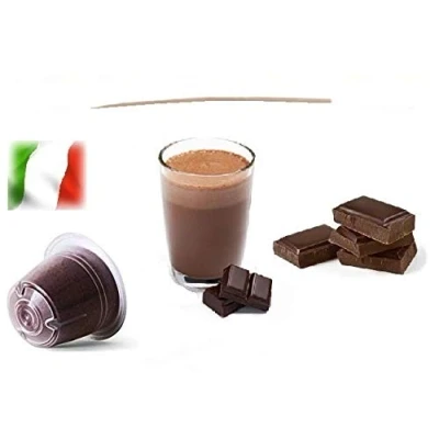 Immagine di Caffè Shop Compatibili con Capsule Nespresso®, Miscela Mini Ciok Cioccolata Linea Espresso (50 Capsule)