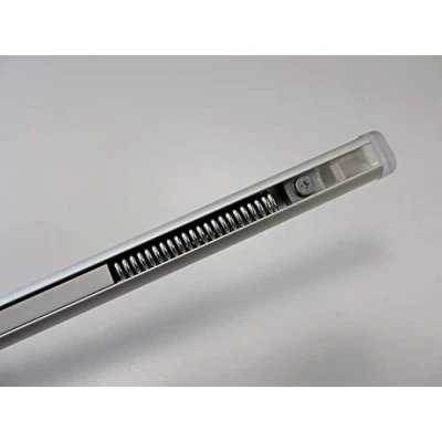 Immagine di Easy EAM222 Bacchetta a molla, Alluminio anodizzato, Argento, Diametro 13 mm, Estensibile 39 60 cm