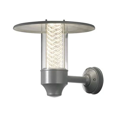 Immagine di Konstsmide Nova 406 310 Lampada da parete per esterno Lampadina Alogena GU10 50 W Argento
