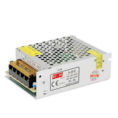 Immagine di Alimentatore 5V 5A 25W Trasformatore AC 110/220V a DC 5 Volt Ampere per LED Striscia
