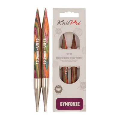 Immagine di KnitPro Symfonie Options Punte intercambiabili per Ferro Circolare, 10 mm