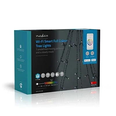 Immagine di NEDIS SmartLife LED decorativo Albero RGB 180 Esterno Motivi di movimento 10 x 2 m Android/IOS