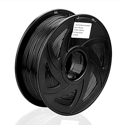 Immagine di S SIENOC 1.75 mm Filamento flessibile TPU per la Stampa 3D Printing 1KG Spool (TPU Nero)